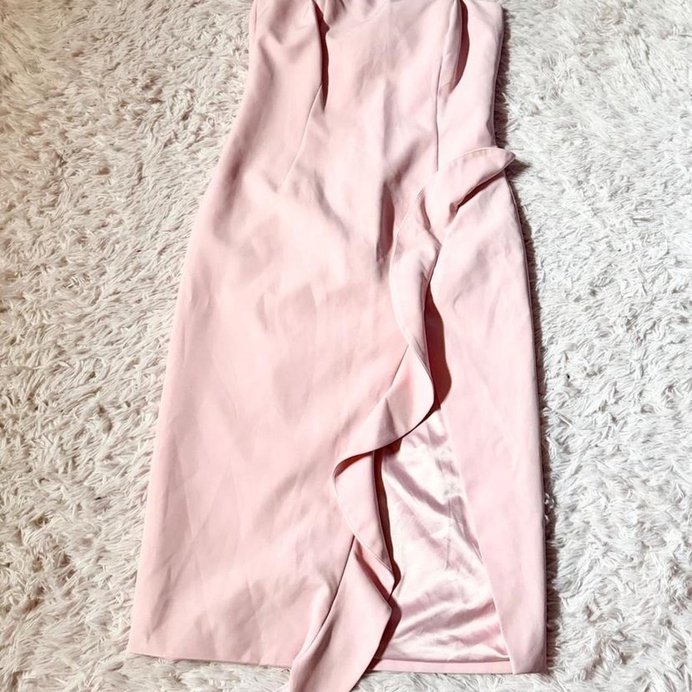 Pastel Ruffle Coquette Twee Wedding Guest Soft Girl Mini Dress Womens 6 Femme